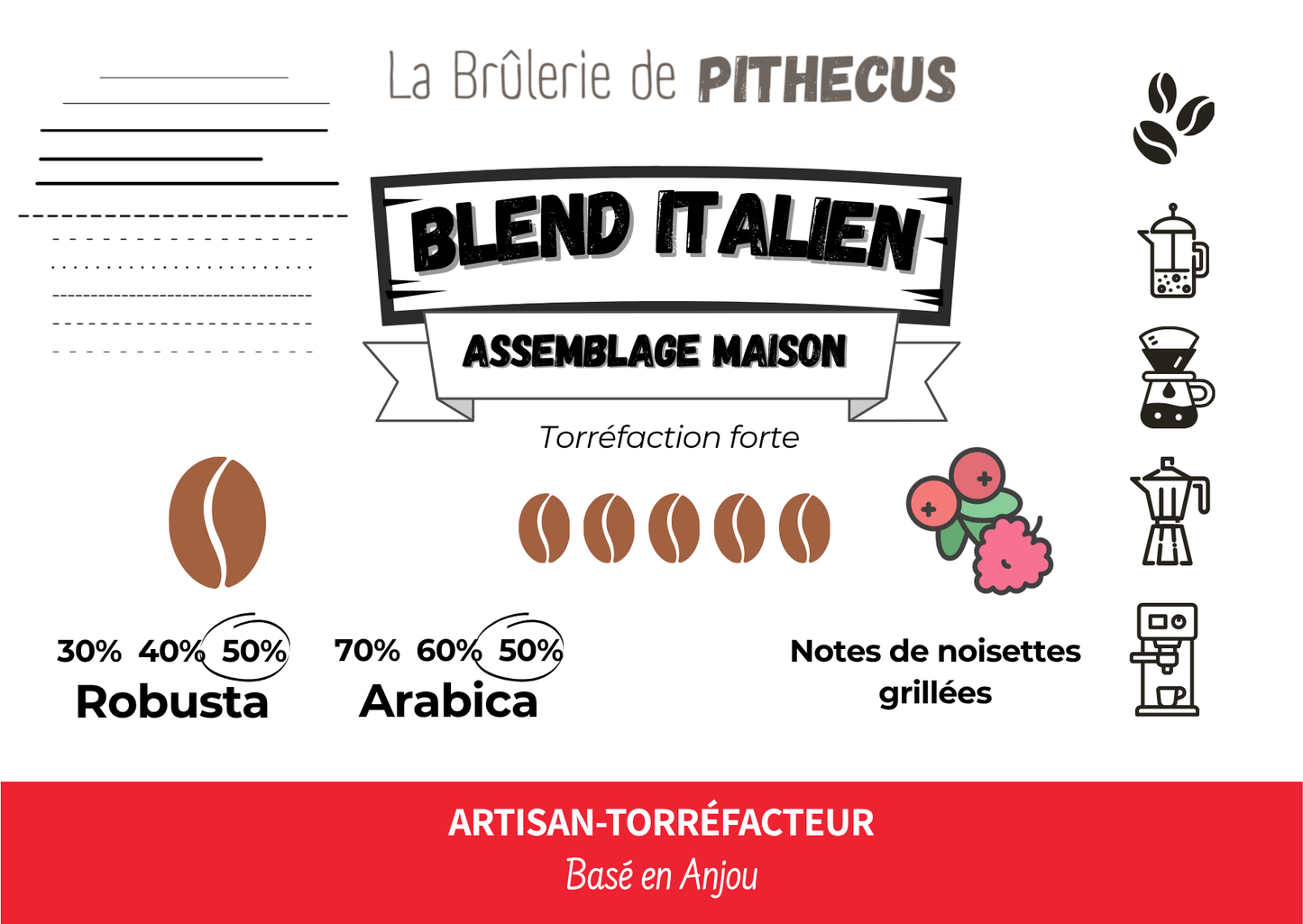 BLEND ITALIEN - 50/50