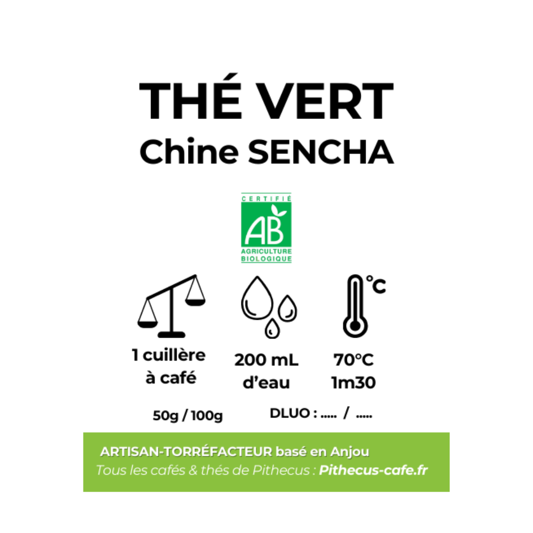 Thé vert de Chine SENCHA BIO