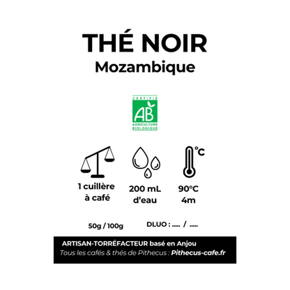 Thé noir de MOZAMBIQUE BIO